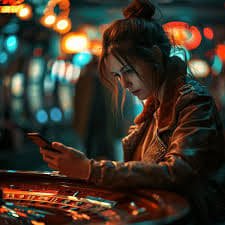 slod88 APP ဖြင့် ငါးပစ်ဂိမ်း Mobile တွင် Touchscreen ကစားနေသောပုံ